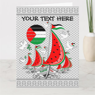 Freedom Global Sumud Flotilla Boats to Gaza Card