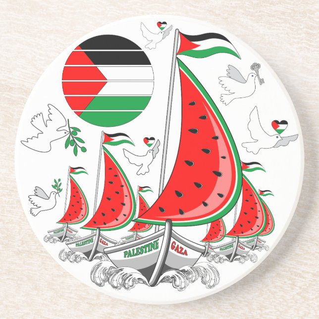 Freedom Global Sumud Flotilla Boats to Gaza Coaster (Front)