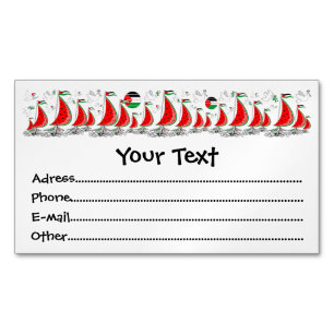 Freedom Global Sumud Flotilla Boats to Gaza Magnetic Business Card