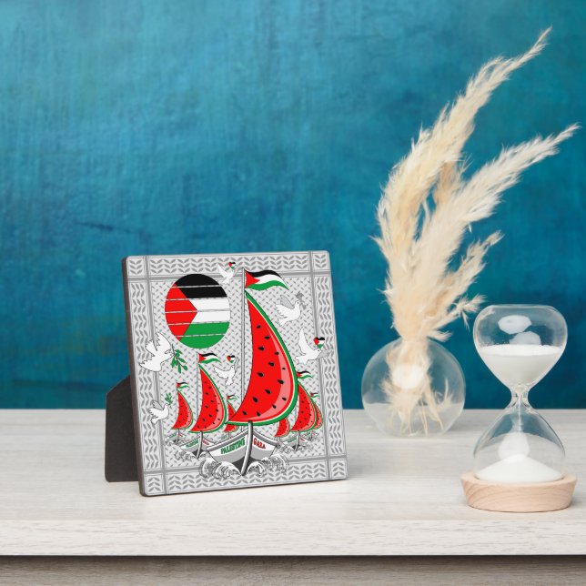 Freedom Global Sumud Flotilla Boats to Gaza Plaque (Insitu)