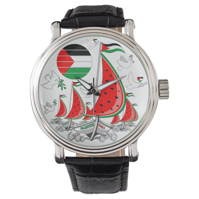 Freedom Global Sumud Flotilla Boats to Gaza Watch (Front)