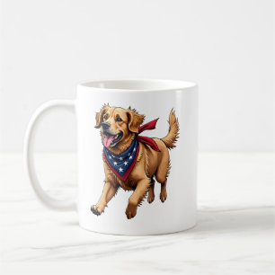 Freedom Golden Retriever Vintage Engraving Shirt 4 Coffee Mug