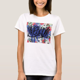 Freedom Graffiti - USA Womens T-Shirt