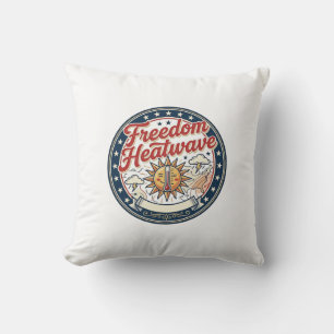 Freedom Heatwave Patriotic Patriotic Weather Summe Cushion