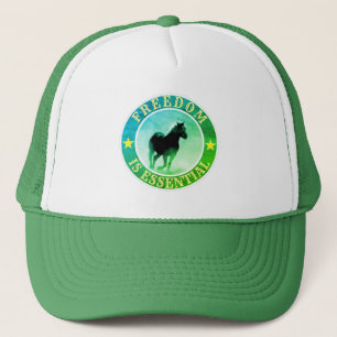 Freedom (horse, green) trucker hat