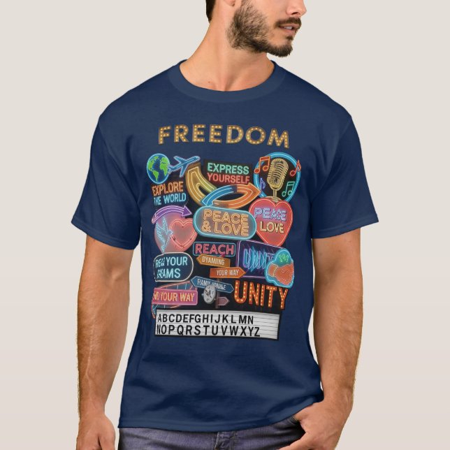 Freedom Illuminated T-Shirt (Front)