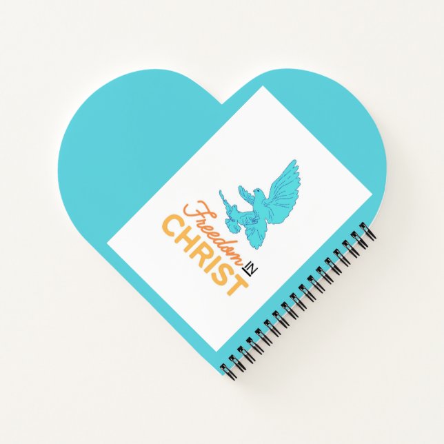 Freedom in Christ Tablet & Laptop Case Notebook (Back)
