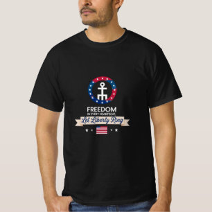 Freedom in Every Heartbeat – Let Liberty Ring Tee