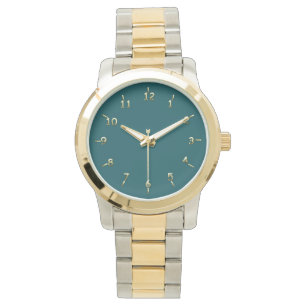 Freedom in Green and Gold Watch