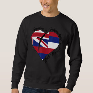 Freedom Independence Faith In God   Christian Hawa Sweatshirt