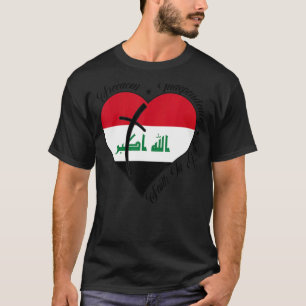 Freedom Independence Faith In God Christian Iraq T-Shirt