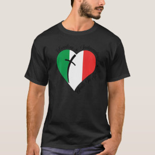 Freedom Independence Faith In God  Christian Italy T-Shirt
