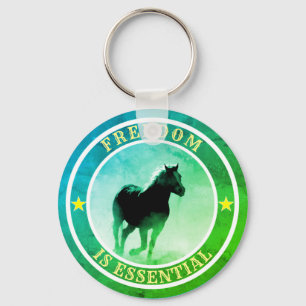 Freedom is Essential Key Ring