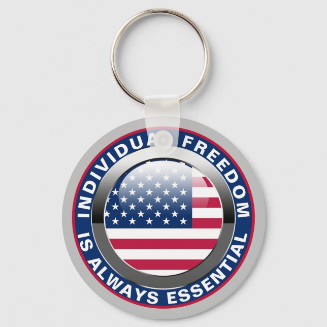 Freedom. is essential Keychain (Front)
