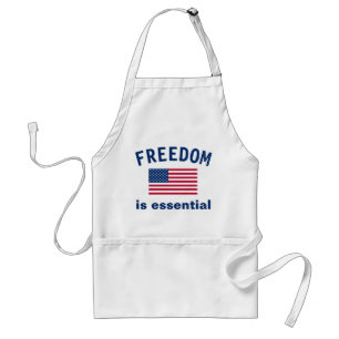 Freedom is essential standard apron