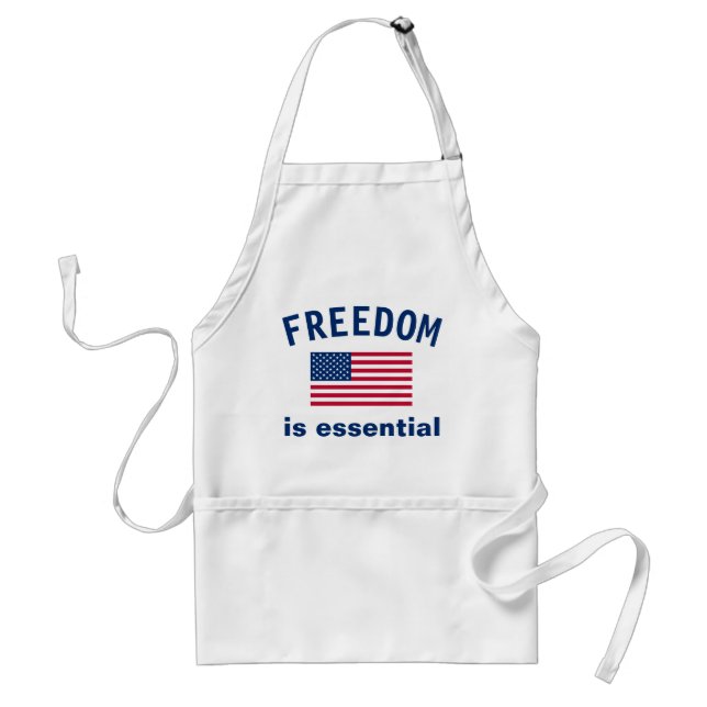Freedom is essential standard apron (Front)