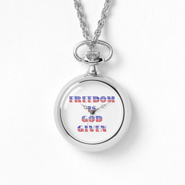 Freedom Is God Given, Red White and Blue Watch (Front)