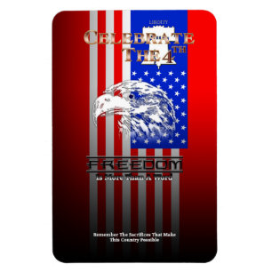Freedom Is More Than A Word Liberty Photo Magnet