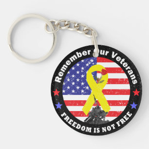 FREEDOM IS NOT FREE KEY RING