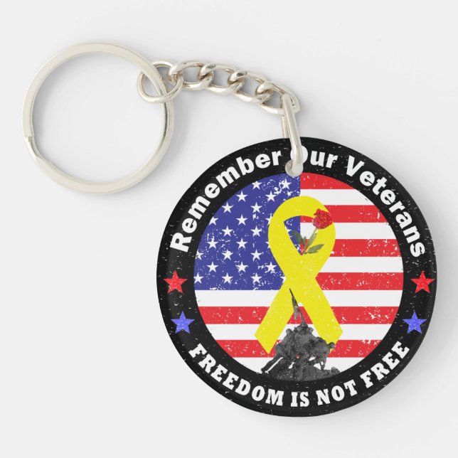 FREEDOM IS NOT FREE KEY RING (Front)