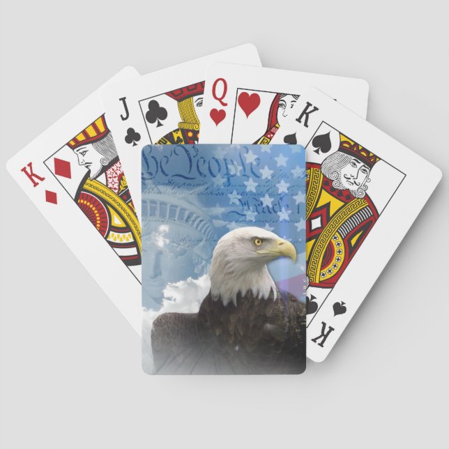 Freedom is Not Free Playing Cards (Back)