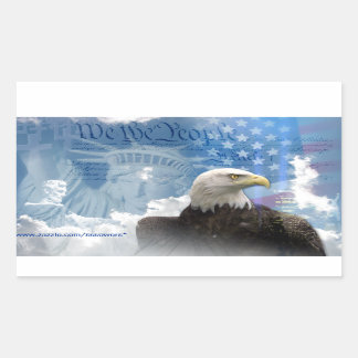 Freedom is Not Free Rectangular Sticker