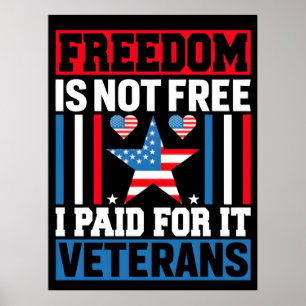 Freedom Is not Free – Thank You, Veterans, 2025, Poster