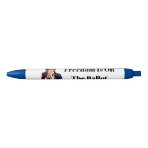 Freedom Is On The Ballot 2026 Black Ink Pen