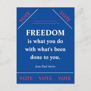 Freedom Is... Postcard