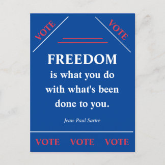 Freedom Is... Postcard