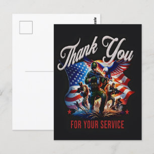 Freedom Isn’t Free—Thank a Veteran 2025 Postcard