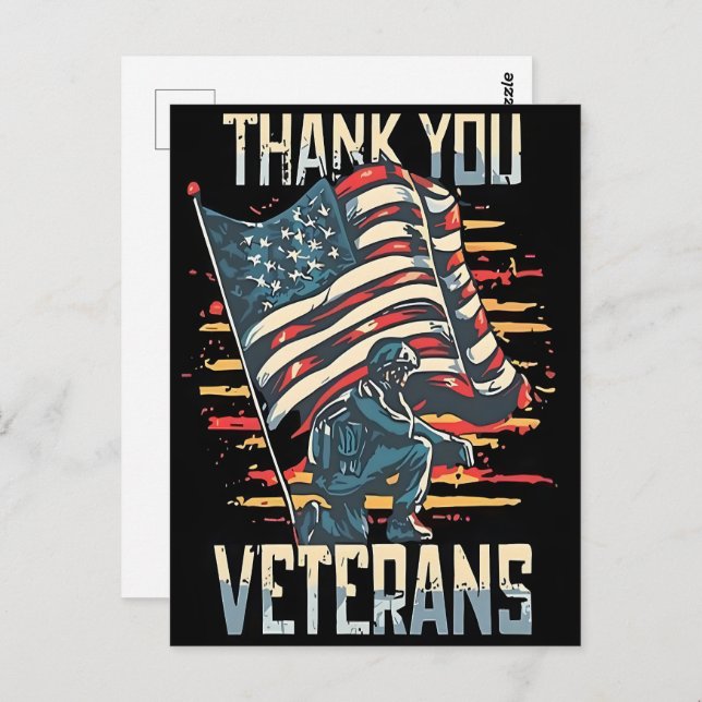 Freedom Isn’t Free—Thank a Veteran 2025 Postcard (Front/Back)
