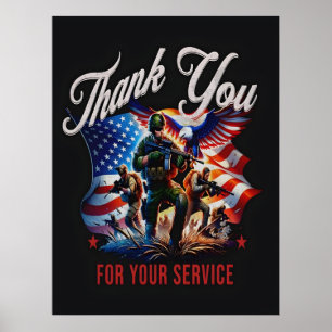 Freedom Isn’t Free—Thank a Veteran 2025 Poster