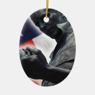 Freedom Isn't Free! Ceramic Tree Decoration