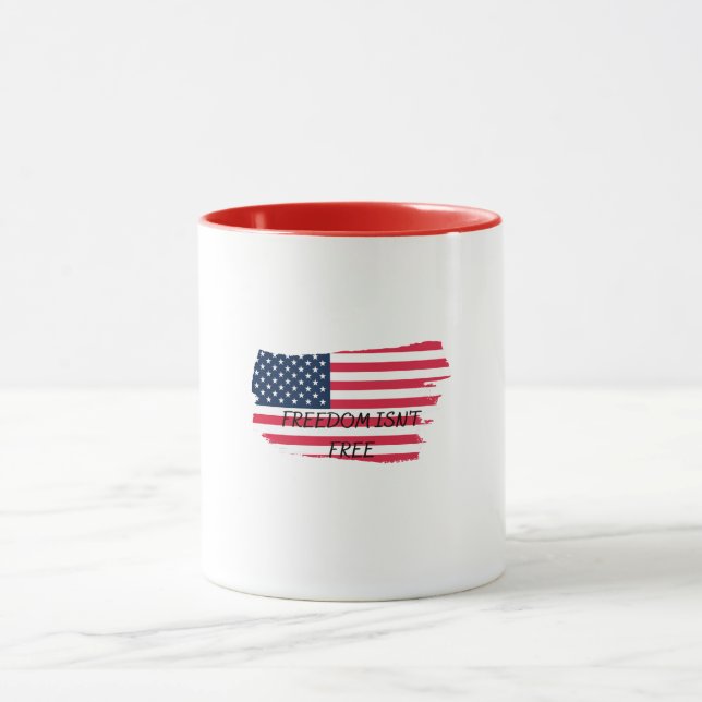 FREEDOM ISN'T FREE MEMORIAL DAY MUG (Center)