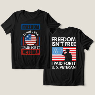 Freedom Isnt Free – Thank You, Veterans 2025 Tri-Blend Shirt