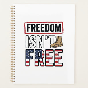 Freedom Isnt Free Vintage Patriotic Shirt Design_1 Planner