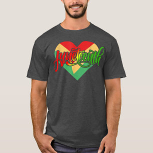Freedom Juneteenth Heart American African Black Hi T-Shirt