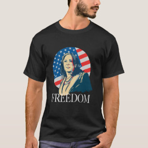 FREEDOM KAMALA HARRIS 2024 President 47th Vote Cam T-Shirt