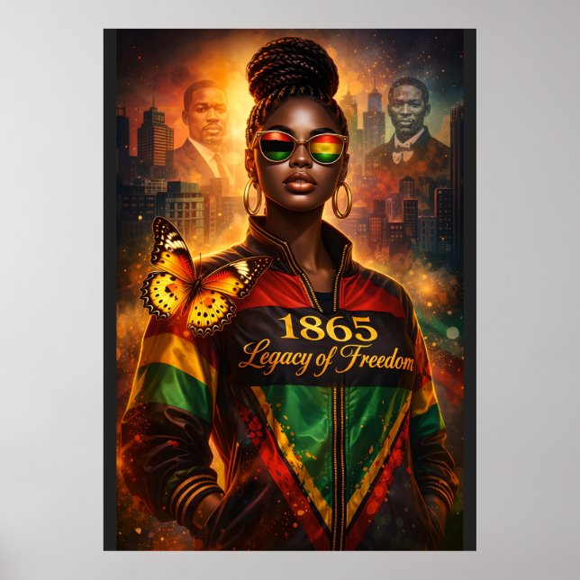 Freedom Legacy (City + Historical Figures) Poster (Front)