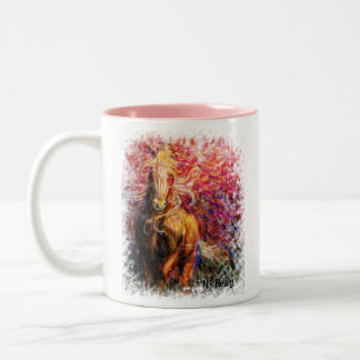 freedom, "Live Free...And beautysurrounds you..... Two-Tone Coffee Mug