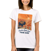Freedom Looks Good Canyon T-shirts