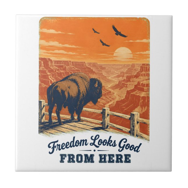 Freedom Looks Good Canyon Tiles (Front)