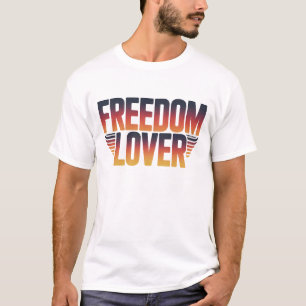 Freedom Lover Motivational Quote Men’s T-Shirt