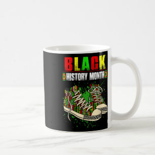 Freedom Melanin Black Proud Africa Shoes Black His Coffee Mug