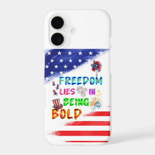 Freedom Mobilecover Lies In Being Bold