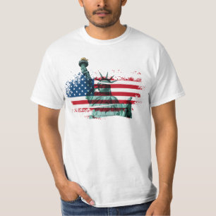 Freedom Mosaic: Statue of Liberty Edition T-Shirt