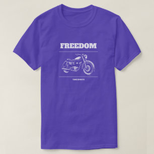 Freedom Motorcycle Cruiser T-Shirt