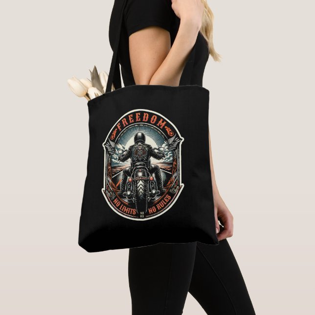 Freedom – No Limits, No Rules Tote Bag (Close Up)