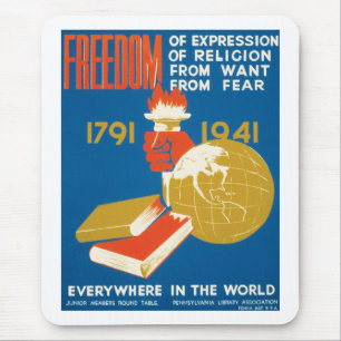Freedom of Expression Mouse Pad